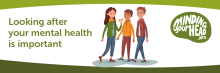 banner style look after your mental health 