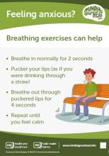 Breathing exercises poster 