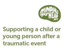 supporting a child or young person after a traumatic event leaflet image